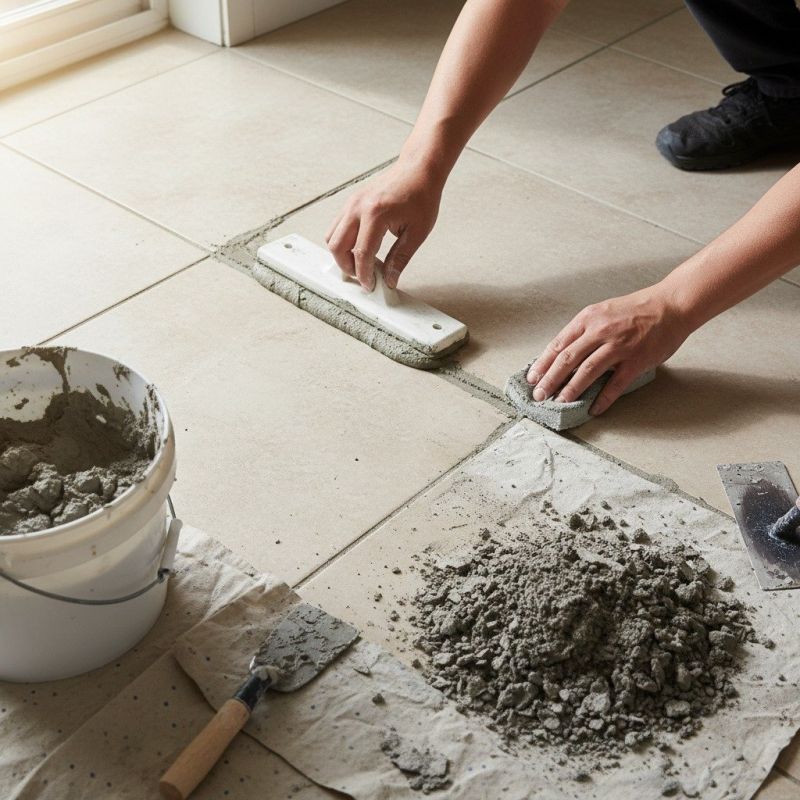 Bathroom Grout Repair