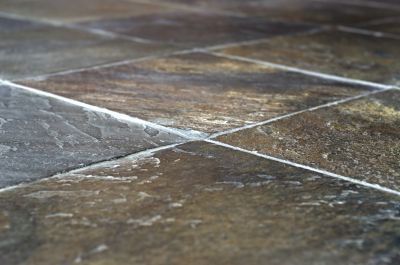 Slate Floor Installation detail
